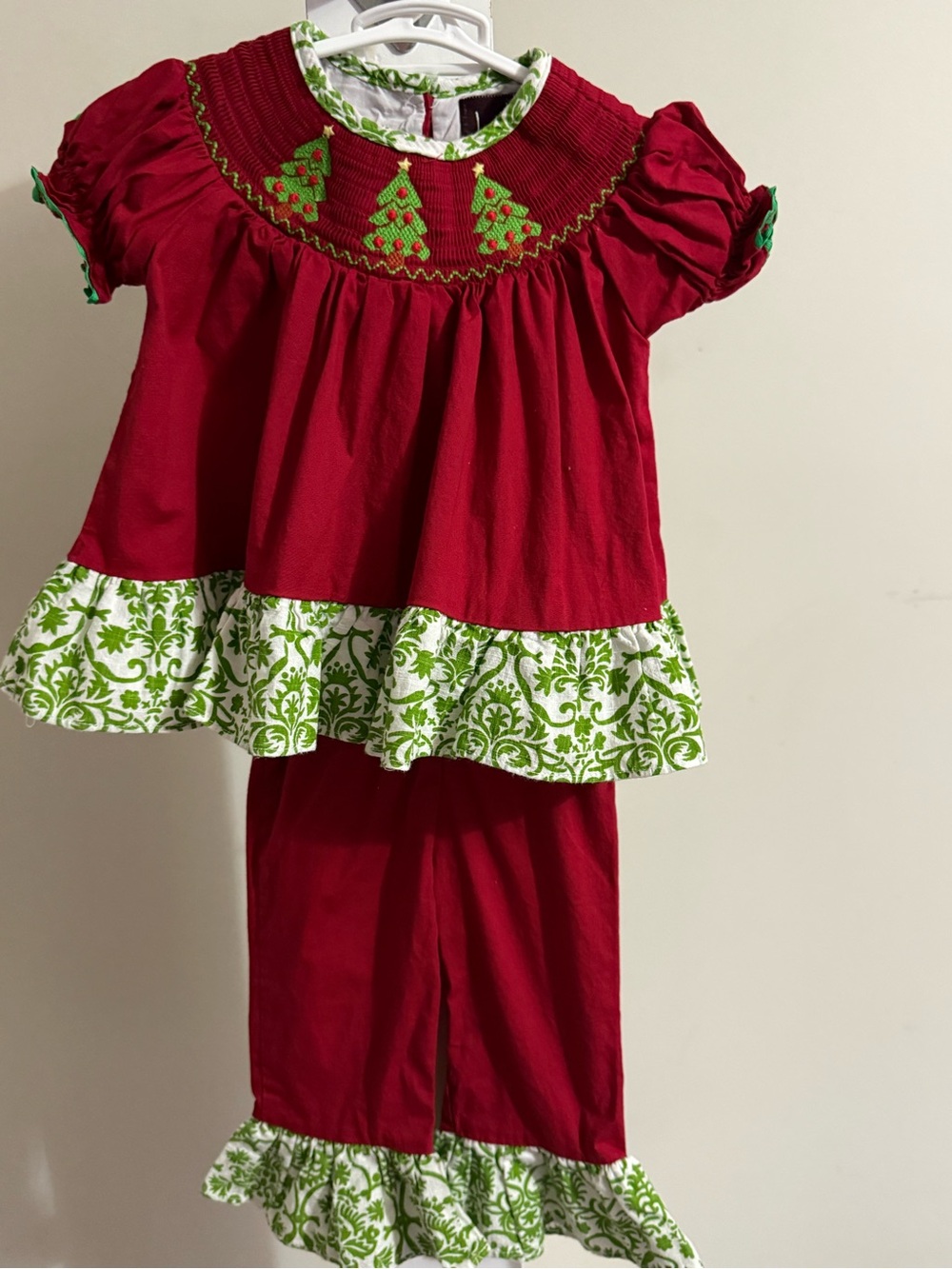 Lil Cactus Smocked Christmas Outfit